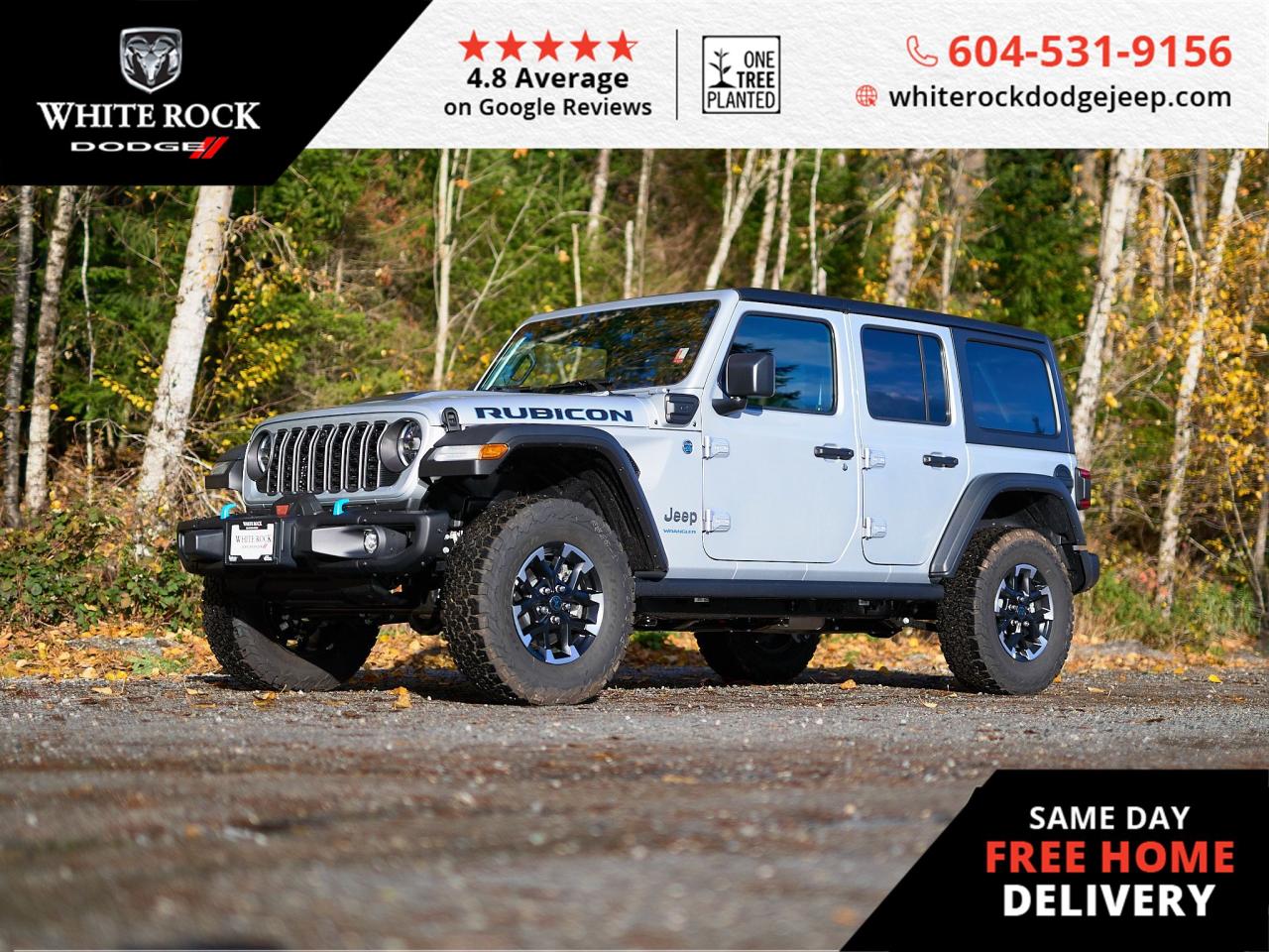 New 2024 Jeep Wrangler 4xe RUBICON for sale in Surrey, BC