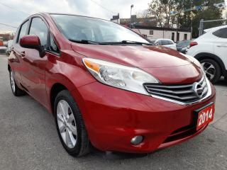 Used 2014 Nissan Versa Note SL-ONLY 123K-BK CAM-BLUETOOTH-AUX-USB-ALLOYS for sale in Scarborough, ON
