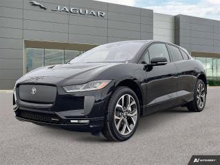 Package Options & Features:

Santorini Black
Reduced Section Steel Spare Wheel
Gesture Tailgate
Cold Climate Pack
Driver intelligence Pack
3D Surround Camera
Park Assist
Jaguar Hand Over Pack
I-Pace Protection Pack without wheel locks
Paint Pen
Glass Armor
DRIVE HOME TODAY! 

At Jaguar Winnipeg, we pride ourselves on providing a quality new vehicle as well as a first-class purchase experience. 
Exclusive to Your New Purchase with Jaguar Winnipeg:

- Exclusive access to on-brand loaners and rental vehicles for your scheduled service appointments
- Jaguar Valet concierge pick-up service to make your servicing needs easy and convenient
- Complimentary washes with your service appointments
- A state of the art facility with full coffee service and amenities while you visit
- Jaguar trained technicians who care about ensuring the longevity of your vehicle

Looking for something specific that we dont currently have in our new or pre-owned inventory? Let us find it for you!

Dealer Permit #0112
Dealer permit #0112