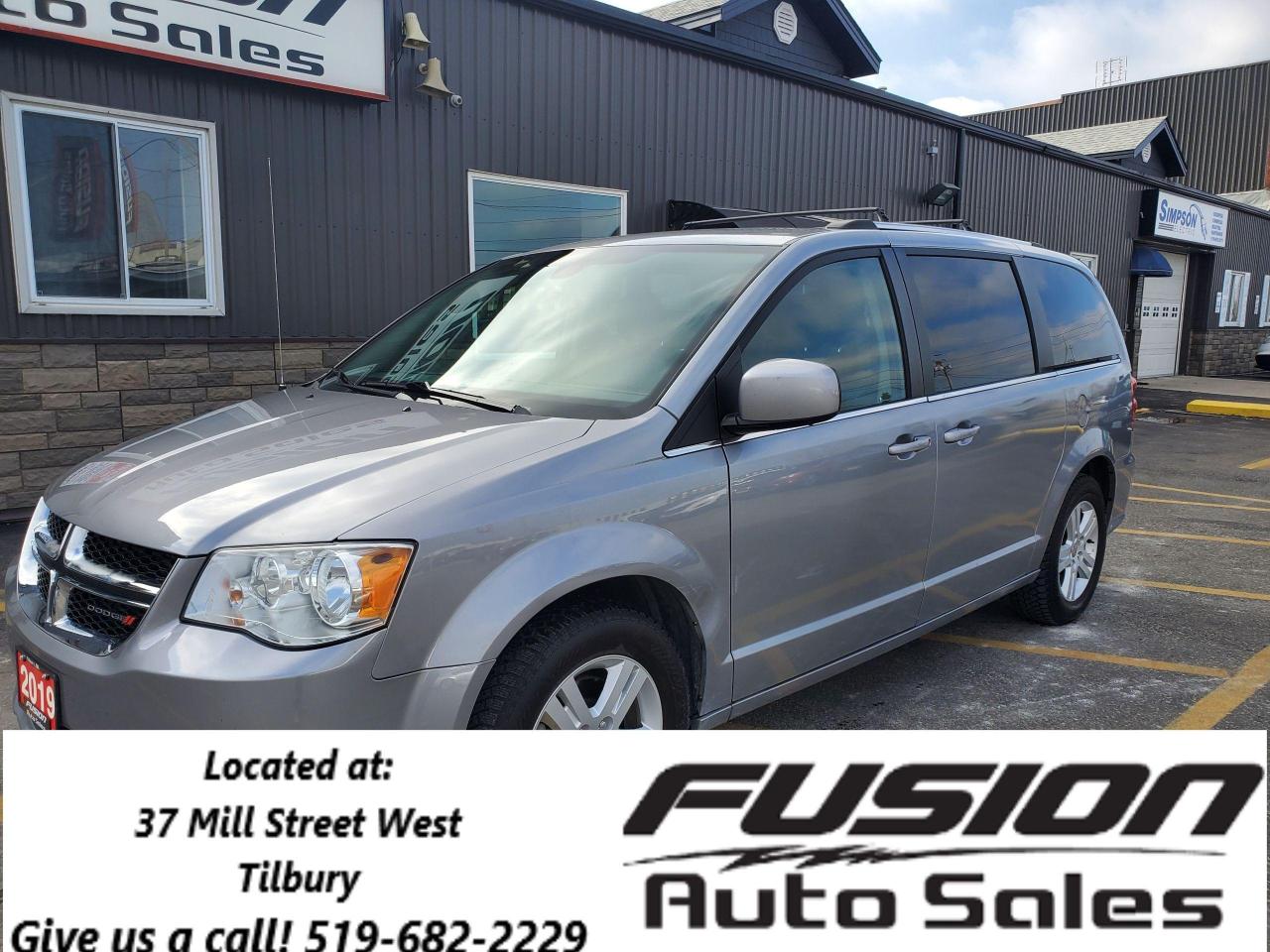 Used 2019 Dodge Grand Caravan Crew Plus-NO TAX SALE TO A MAX OF $2000-LTD TIME O for sale in Tilbury, ON