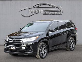 Used 2018 Toyota Highlander AWD LE Rear- Cam Lane-Keep Assist 8/Passengers for sale in Concord, ON