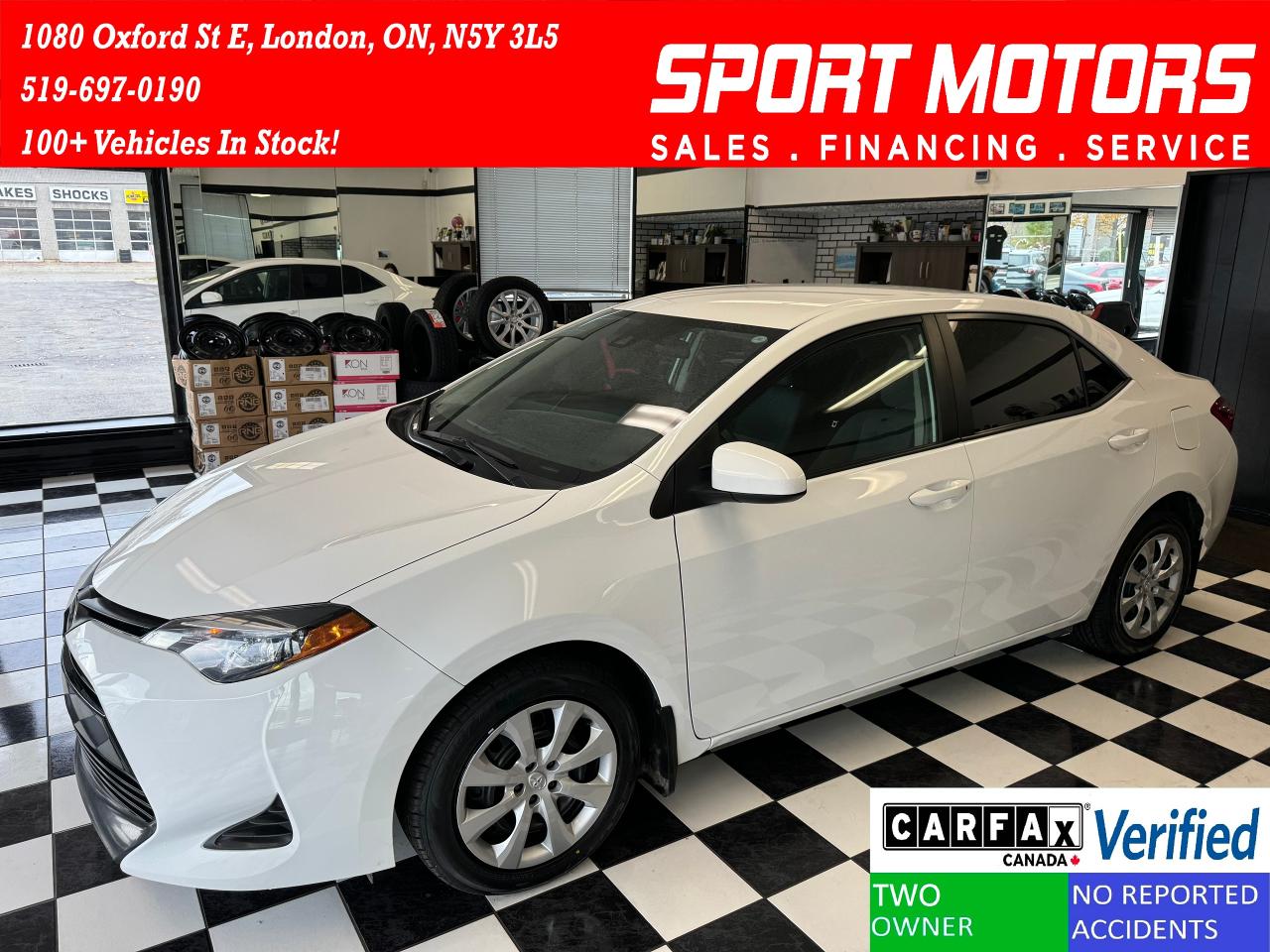 Used 2019 Toyota Corolla CE+New Tires+Camera+Clean Carfax for sale in London, ON