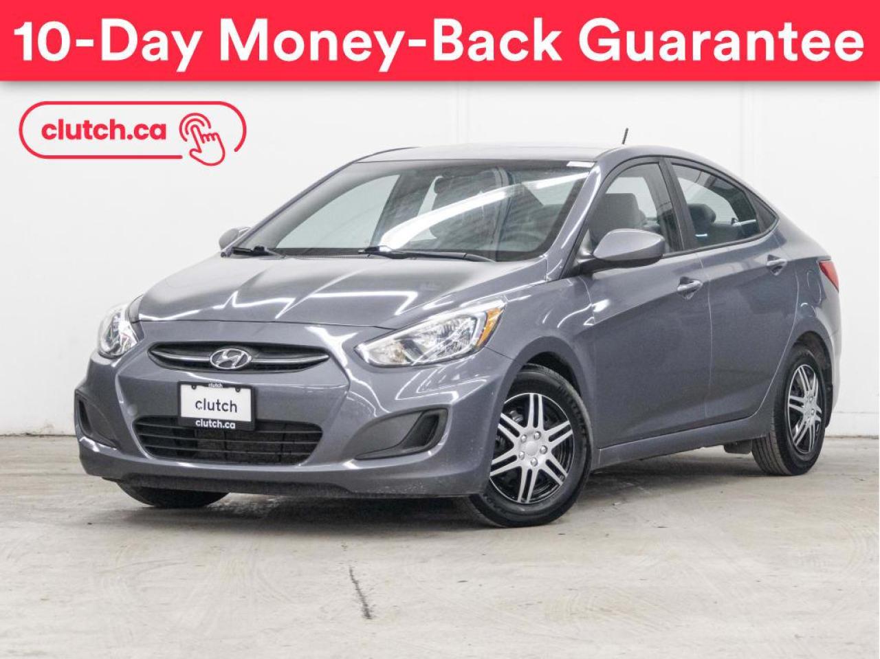 Used 2016 Hyundai Accent GL w/ Bluetooth, Cruise Control, A/C for sale in Toronto, ON