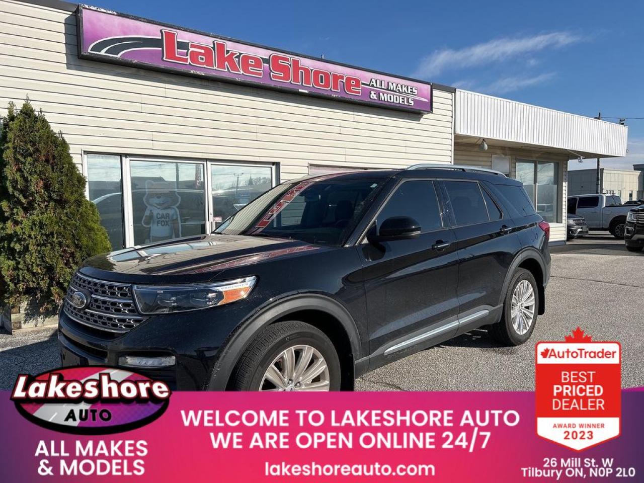 Used 2021 Ford Explorer LIMITED for sale in Tilbury, ON