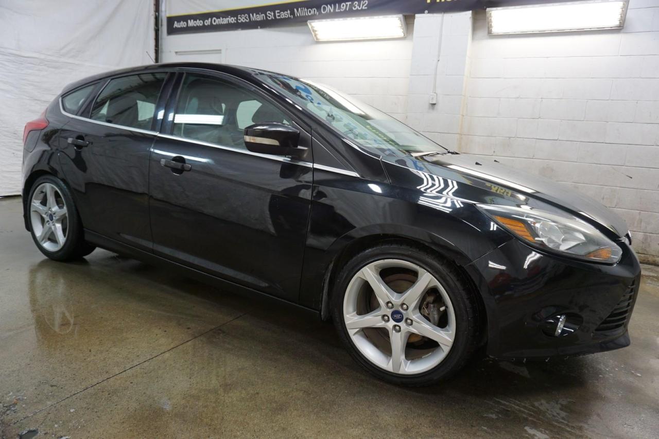 Used 2014 Ford Focus TITANIUM NAVI CAMERA CERTIFIED *FORD SERVICE* SENSORS HEATED LEATHER BLUETOOTH POWER SEAT for sale in Milton, ON