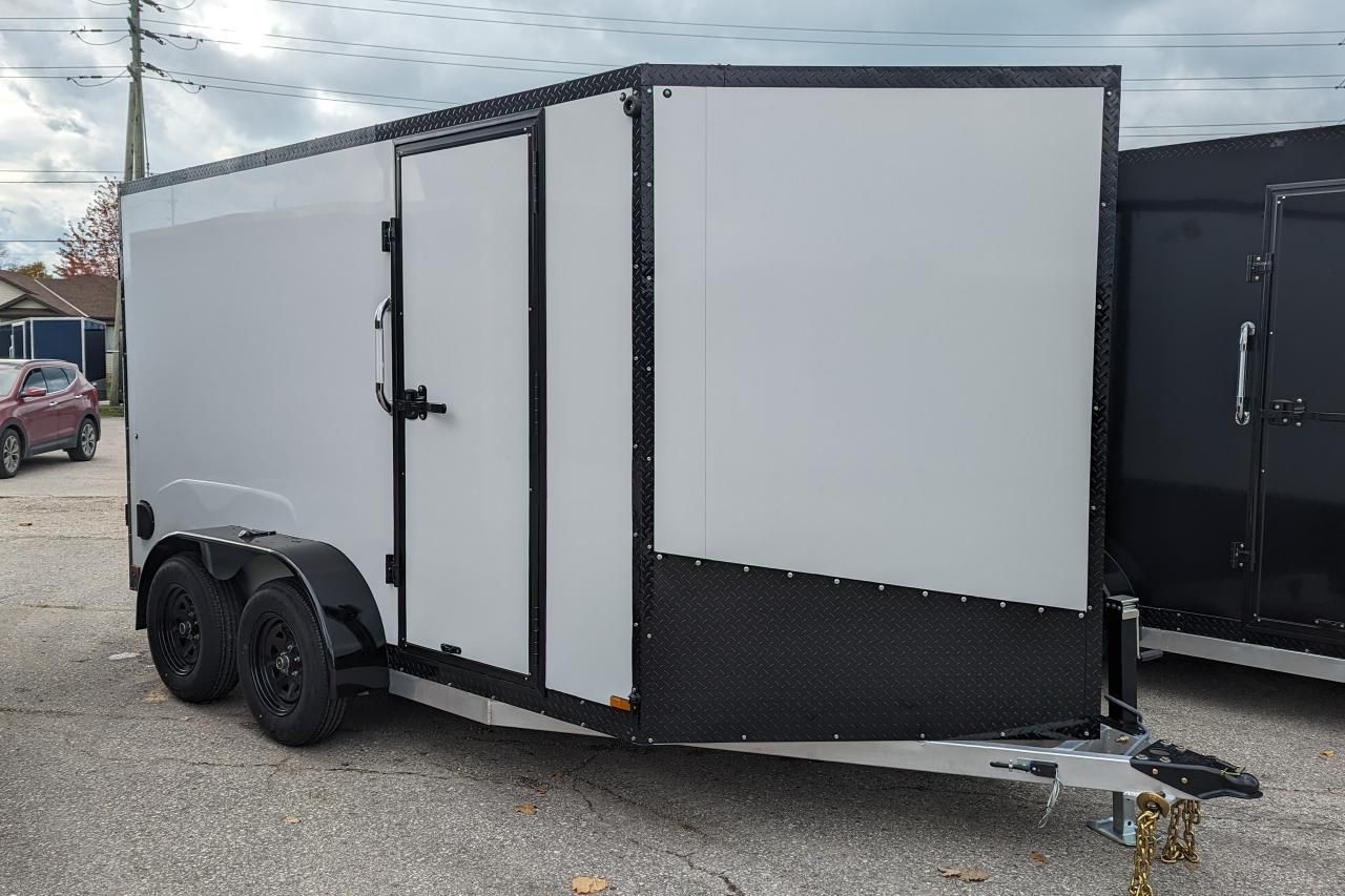 2024 Canadian Trailer Company 7x12 V-Nose Cargo Trailer Aluminum Tandem Axle