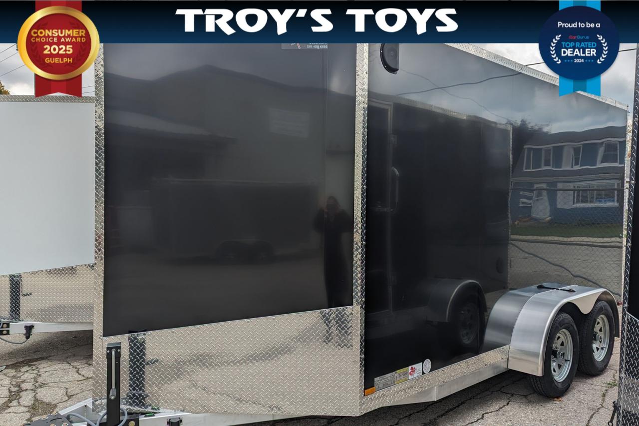 2024 Canadian Trailer Company 7x14 V Nose Cargo Trailer Aluminum Tandem Axle