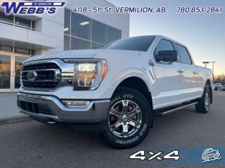 <b>FX4 Off-Road Package, Tailgate Step, XTR Package, Power Pedals!</b><br> <br>    The Ford F-150 is for those who think a day off is just an opportunity to get more done. This  2021 Ford F-150 is for sale today in Vermilion. <br> <br>The perfect truck for work or play, this versatile Ford F-150 gives you the power you need, the features you want, and the style you crave! With high-strength, military-grade aluminum construction, this F-150 cuts the weight without sacrificing toughness. The interior design is first class, with simple to read text, easy to push buttons and plenty of outward visibility. With productivity at the forefront of design, the 2021 F-150 makes use of every single component was built to get the job done right!This  Crew Cab 4X4 pickup  has 74,239 kms. Stock number 7862A is oxford white in colour  . It has a 10 speed automatic transmission and is powered by a  400HP 3.5L V6 Cylinder Engine.  This unit has some remaining factory warranty for added peace of mind. <br> <br> Our F-150s trim level is XLT. Upgrading to the class leader, this Ford F-150 XLT comes very well equipped with remote keyless entry and remote engine start, dynamic hitch assist, Ford Co-Pilot360 that features lane keep assist, pre-collision assist and automatic emergency braking. Enhanced features include aluminum wheels, chrome exterior accents, SYNC 3 with enhanced voice recognition, Apple CarPlay and Android Auto, FordPass Connect 4G LTE, steering wheel mounted cruise control, a powerful audio system, cargo box lights, power door locks and a rear view camera to help when backing out of a tight spot. This vehicle has been upgraded with the following features: Fx4 Off-road Package, Tailgate Step, Xtr Package, Power Pedals. <br> To view the original window sticker for this vehicle view this <a href=http://www.windowsticker.forddirect.com/windowsticker.pdf?vin=1FTFW1E8XMFC75004 target=_blank>http://www.windowsticker.forddirect.com/windowsticker.pdf?vin=1FTFW1E8XMFC75004</a>. <br/><br> <br>To apply right now for financing use this link : <a href=https://www.webbsford.com/financing/ target=_blank>https://www.webbsford.com/financing/</a><br><br> <br/><br> Buy this vehicle now for the lowest bi-weekly payment of <b>$339.70</b> with $0 down for 84 months @ 7.99% APR O.A.C. ( taxes included, $149 documentation fee   / Total cost of borrowing $14525   ).  See dealer for details. <br> <br>Webbs Ford is located at 4118 51st in beautiful Vermilion, AB. <br/>We offer superior sales and service for our valued customers and are committed to serving our friends and clients with the best services possible. If you are looking to set up a test drive in one of our pre owned vehicles or looking to inquire about financing options, please call (780) 853-2841 and speak to one of our professional staff members today.   o~o