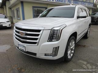 Used 2019 Cadillac Escalade ALL-WHEEL DRIVE PREMIUM-EDITION 7 PASSENGER 6.2L - V8.. CAPTAINS & 3RD ROW.. NAVIGATION.. LEATHER.. HEATED/AC SEATS.. DVD PLAYER.. BOSE AUDIO.. for sale in Bradford, ON