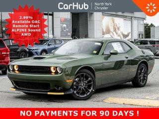 New 2023 Dodge Challenger GT AWD Plus Grp Vented Seats Blacktop Pkg 8.4'' Nav ALPINE Sound for sale in Thornhill, ON