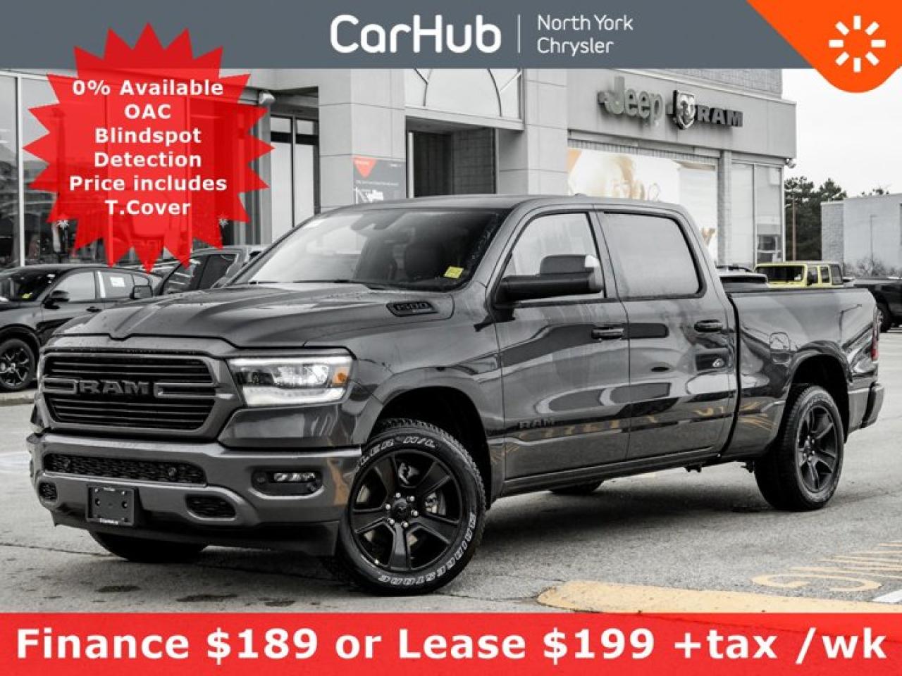 New 2024 RAM 1500 Sport 6'4'' Box Pano Roof Tow Grp Level 2 Grp 12'' Nav ALPINE Sound R-Start for sale in Thornhill, ON