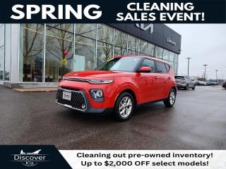 Check out this new price !!!!
Only 22095 for this Sporty Kia Soul with EX package
lots of options and great on fuel
Drop into Discover kia today on Allen St in Charlottetown for a test drive !
