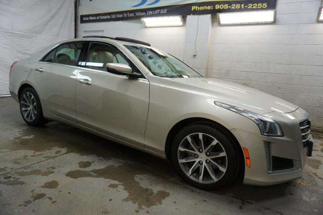 2016 Cadillac CTS 2.0L TURBO LUXURY AWD NAVI *ACCIDENT FREE* CERTIFIED CAMERA LEATHER HEATED SEATS PANO ROOF CRUISE ALLOYS