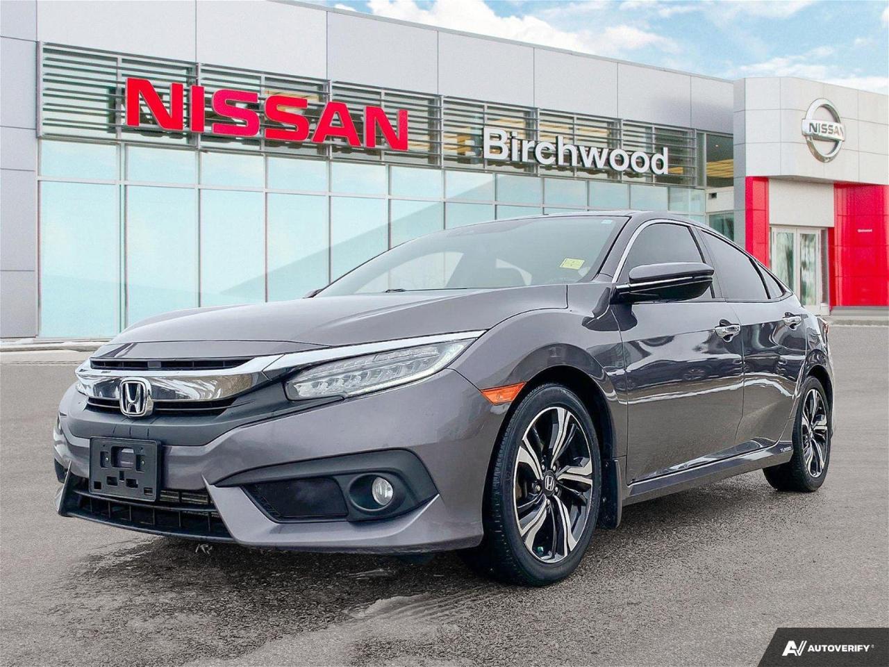 Used 2017 Honda Civic Touring | Nav | Apple CarPlay | Lether | Lane assist for sale in Winnipeg, MB