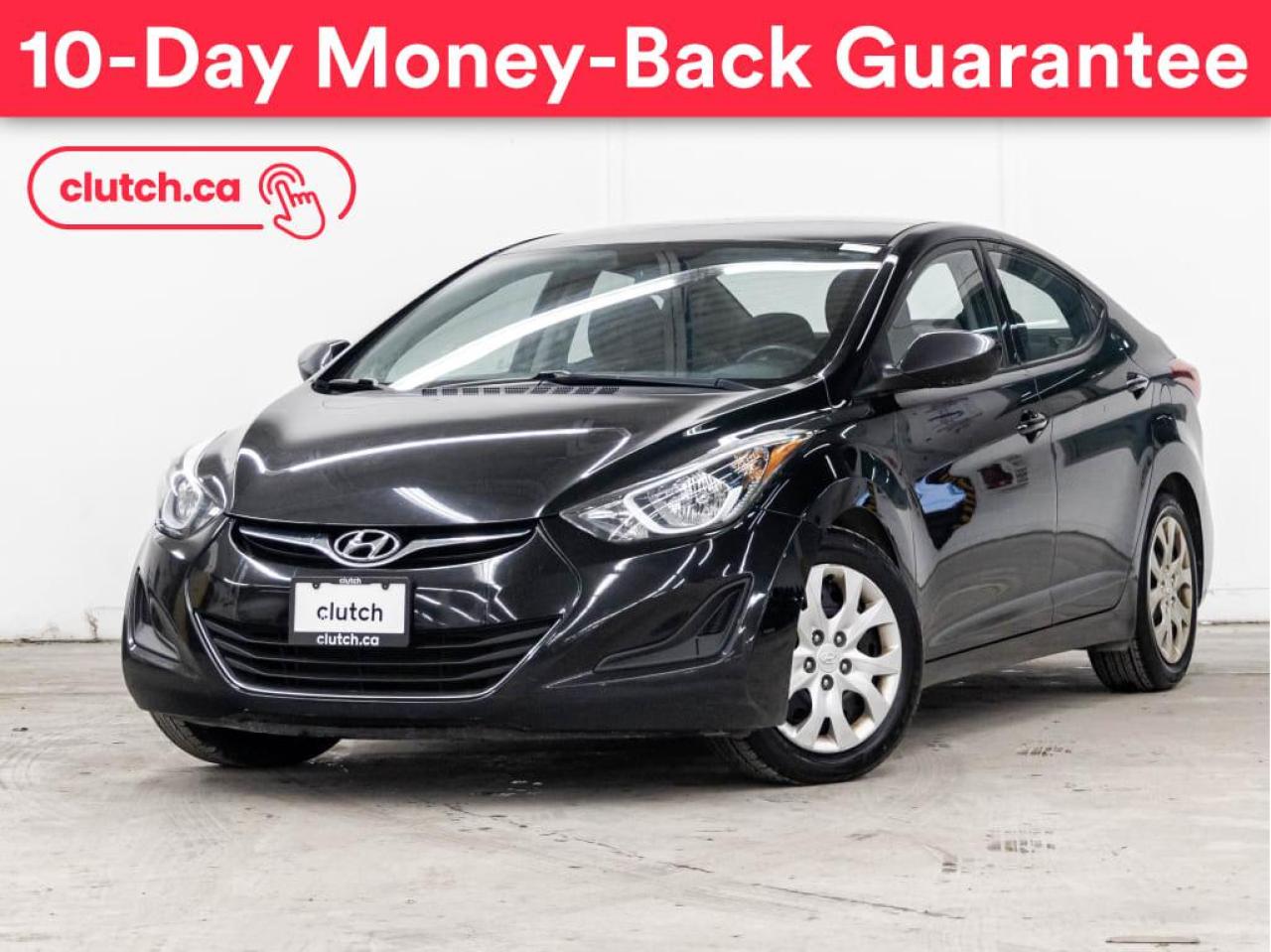 Used 2016 Hyundai Elantra GL w/ Bluetooth, Cruise Control, A/C for sale in Toronto, ON