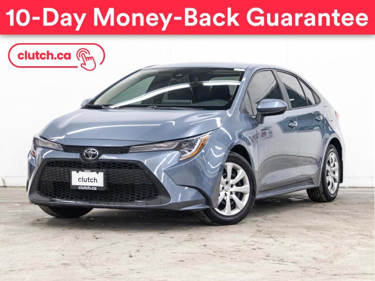 Used 2020 Toyota Corolla LE w/ Apple CarPlay, Bluetooth, Radar Cruise, A/C for sale in Toronto, ON