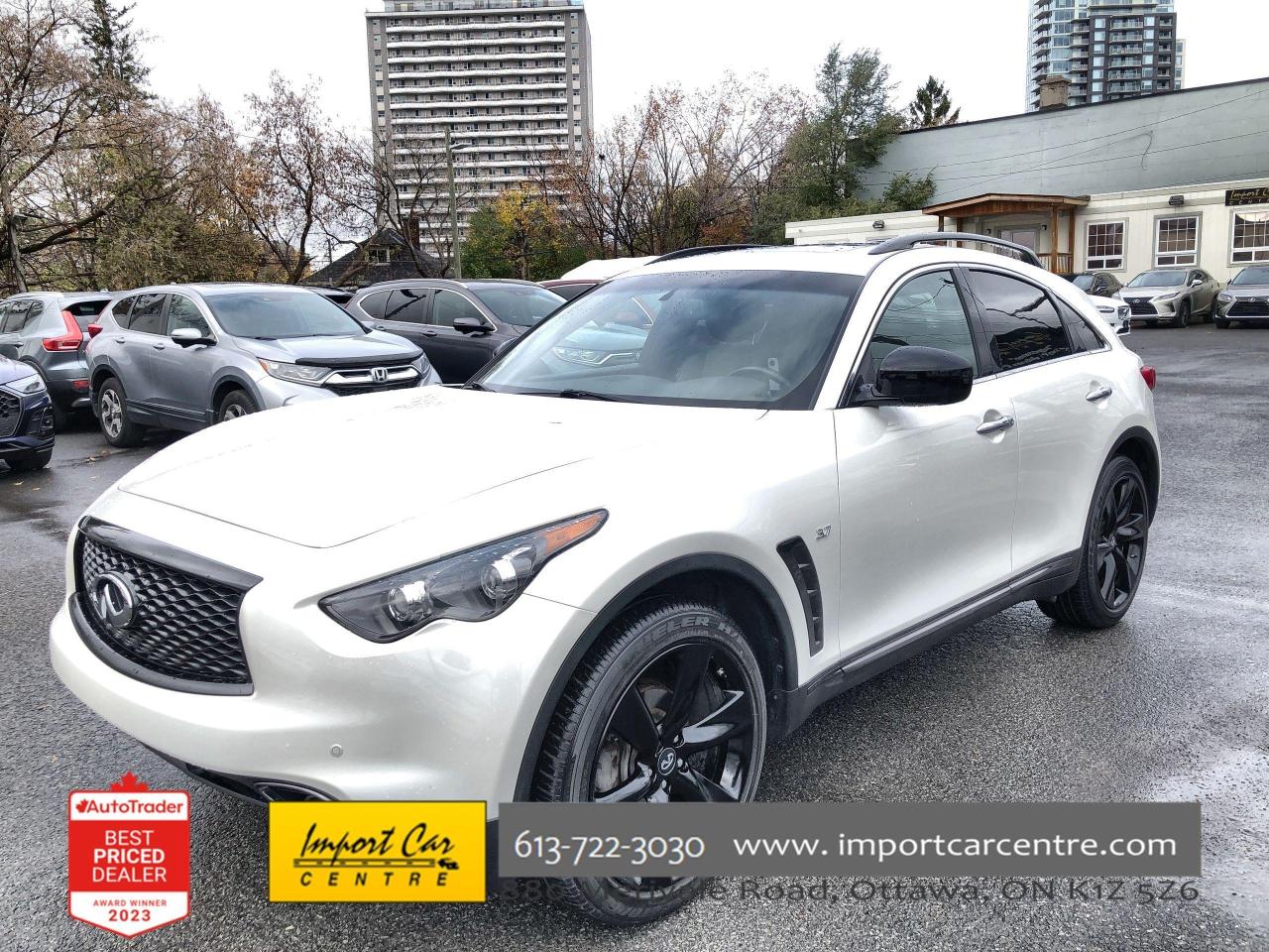 Used 2017 Infiniti QX70 Sport ONLY 28KKMS!!  LEATHER  ROOF  NAV  HEATED & for sale in Ottawa, ON