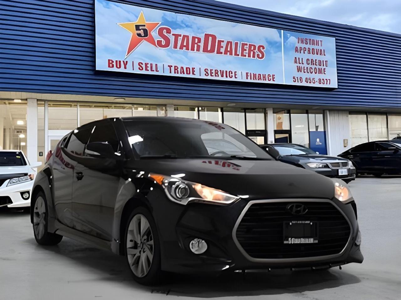 Used 2017 Hyundai Veloster Turbo NAV PANORAMIC LEATHER WE FINANCE ALL CREDIT! for sale in London, ON