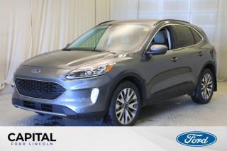 Used 2022 Ford Escape Titanium AWD **2L, Heated Seats, Navigation, Leather, Hands Free Liftgate** for sale in Regina, SK