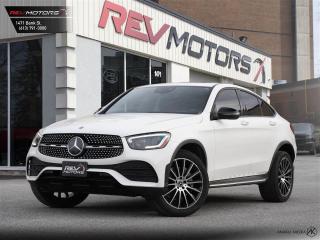 2020 Mercedes Benz GLC300 4MATIC | Sunroof | Heated Seats | Wireless Charging<br/>  <br/> Polar White Exterior | Red Leather Interior | AMG Multi-Spoke 20 Wheels | Keyless Entry | Blind Spot Assist | AMG styling | Front Power Seats | Voice Control | Bluetooth Connection | Cruise Control | Traction Control | Drive Mode Select | Sunroof | Front Heated Seats | Fold-In Power Mirrors | Navigation | Rearview Camera | Traffic Sigh Assist | Collision Warning System | Active Brake Assist | Attention Assist | Push Button Start | Apple CarPlay | Android Auto | Rain Sensor | Ambient Lighting | Wireless Phone Charging | Night Package | Standard Anti-Theft Alarm System and much more. <br/> <br/>  <br/> This Vehicle Has Travelled 86,416 KM. <br/> <br/>  <br/> *** NO additional fees except for taxes and licensing! *** <br/> <br/>  <br/> *** 100-point inspection on all our vehicles & always detailed inside and out *** <br/> <br/>  <br/> RevMotors is at your service to ensure you find the right car for YOU. Even if we do not have it in our inventory, we are more than happy to find you the vehicle that you are looking for. Give us a call at 613-791-3000 or visit us online at www.revmotors.ca <br/> <br/>  <br/> a nous donnera du plaisir de vous servir en Franais aussi! <br/> <br/>  <br/> CERTIFICATION * All our vehicles are sold Certified and E-Tested for the province of Ontario (Quebec Safety Available, additional charges may apply) <br/> FINANCING AVAILABLE * RevMotors offers competitive finance rates through many of the major banks. Should you feel like youve had credit issues in the past, we have various financing solutions to get you on the road.  We accept No Credit - New Credit - Bad Credit - Bankruptcy - Students and more!! <br/> EXTENDED WARRANTY * For your peace of mind, if one of our used vehicles is no longer covered under the manufacturers warranty, RevMotors will provide you with a 6 month / 6000KMS Limited Powertrain Warranty. You always have the options to upgrade to more comprehensive coverage as well. Well be more than happy to review the options and chose the coverage thats right for you! <br/> TRADES * Do you have a Trade-in? We offer competitive trade in offers for your current vehicle! <br/> SHIPPING * We can ship anywhere across Canada. Give us a call for a quote and we will be happy to help! <br/> <br/>  <br/> Buy with confidence knowing that we always have your best interests in mind! <br/>