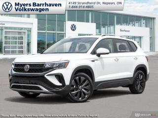 <b>Sunroof!</b><br> <br> <br> <br>  This 2024 VW Taos exceeds every expectation, even if that expectation is just fun. <br> <br>The VW Taos was built for the adventurer in all of us. With all the tech you need for a daily driver married to all the classic VW capability, this SUV can be your weekend warrior, too. Exceeding every expectation was the design motto for this compact SUV, and VW engineers delivered. For an SUV thats just right, check out this 2024 Volkswagen Taos.<br> <br> This pure white SUV  has an automatic transmission and is powered by a  1.5L I4 16V GDI DOHC Turbo engine.<br> <br> Our Taoss trim level is Comfortline. The Comfortline trim steps things up with adaptive cruise control, dual-zone climate control, remote engine start, lane keep assist with lane departure warning, and an upgraded 8-inch infotainment screen with VW Car-Net services. Additional features include heated front seats, a heated leatherette-wrapped steering wheel, remote keyless entry, and a wireless charging pad. Safety features include blind spot detection, front and rear collision mitigation, autonomous emergency braking, and a back-up camera. This vehicle has been upgraded with the following features: Sunroof. <br><br> <br>To apply right now for financing use this link : <a href=https://www.barrhavenvw.ca/en/form/new/financing-request-step-1/44 target=_blank>https://www.barrhavenvw.ca/en/form/new/financing-request-step-1/44</a><br><br> <br/>    5.99% financing for 84 months. <br> Buy this vehicle now for the lowest bi-weekly payment of <b>$250.05</b> with $0 down for 84 months @ 5.99% APR O.A.C. ( Plus applicable taxes -  $840 Documentation fee. Cash purchase selling price includes: Tire Stewardship ($20.00), OMVIC Fee ($12.50). (HST) are extra. </br>(HST), licence, insurance & registration not included </br>    ).  Incentives expire 2024-05-31.  See dealer for details. <br> <br> <br>LEASING:<br><br>Estimated Lease Payment: $214 bi-weekly <br>Payment based on 4.99% lease financing for 48 months with $0 down payment on approved credit. Total obligation $22,275. Mileage allowance of 16,000 KM/year. Offer expires 2024-05-31.<br><br><br>We are your premier Volkswagen dealership in the region. If youre looking for a new Volkswagen or a car, check out Barrhaven Volkswagens new, pre-owned, and certified pre-owned Volkswagen inventories. We have the complete lineup of new Volkswagen vehicles in stock like the GTI, Golf R, Jetta, Tiguan, Atlas Cross Sport, Volkswagen ID.4 electric vehicle, and Atlas. If you cant find the Volkswagen model youre looking for in the colour that you want, feel free to contact us and well be happy to find it for you. If youre in the market for pre-owned cars, make sure you check out our inventory. If you see a car that you like, contact 844-914-4805 to schedule a test drive.<br> Come by and check out our fleet of 30+ used cars and trucks and 90+ new cars and trucks for sale in Nepean.  o~o