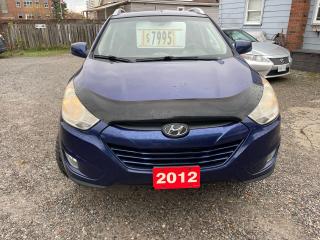 <div>2012 Hyundai Tucson GLS package blue with black interior comes with leather trimmed seats keyless entry power windows and locks alloys heated seats and much more looks and runs great </div>