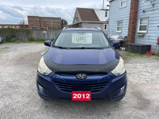 <div>2012 Hyundai Tucson GLS package blue with black interior comes with leather trimmed seats keyless entry power windows and locks alloys heated seats and much more looks and runs great </div>