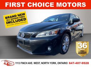 Used 2012 Lexus CT 200h ~AUTOMATIC, FULLY CERTIFIED WITH WARRANTY!!!~ for sale in North York, ON