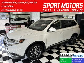 Used 2018 Mitsubishi Outlander GT S-AWC 7 Passenger 3.0L V6+LEDs+CLEAN CARFAX for sale in London, ON