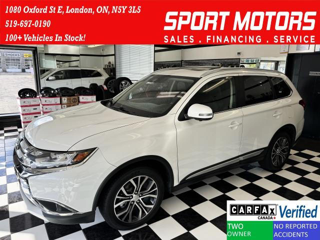 2018 Mitsubishi Outlander GT S-AWC 7 Passenger 3.0L V6+LEDs+CLEAN CARFAX