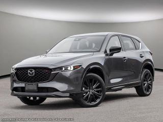 Our 2022 Mazda CX-5 Sport Design combines performance and style in one outstanding package shown in Machine Grey Metallic! Its powered by a 2.5 Liter 4 Cylinder engine that generates 186 horsepower while paired to a smooth-shifting 6-Speed Automatic transmission. Our All-Wheel Drive SUV has G-Vectoring Control for a fascinating drive, yielding near 7.6L/100km on the highway while showing off black alloy wheels/grille/mirrors, the rear roof spoiler, LED headlights, fog lights and taillights.Inside this roomy Sport Design, settle into leather heated/vented front seats, grip the leather-wrapped heated steering wheel that now also has paddle shifters with mounted audio/cruise controls, and look up to see a huge sunroof! It also has rear heated seats, driver memory seat settings, dual-zone climate control, a NEW massive infotainment screen, a multi-function commander control, navigation, Bose audio, available satellite radio, and Bluetooth.Our Mazda is confident and composed with its collection of safety features that include off-road traction assist, a backup camera, blind-spot monitoring, adaptive cruise control, lane departure warning with lane keep assist, smart brake support, and adaptive front lighting. Print this page and call us Now... We Know You Will Enjoy Your Test Drive Towards Ownership! We look forward to showing you why Go Mazda is the best place for all your automotive needs.Go Mazda is an AMVIC licensed business.Please note that a new administration fee from Mazda Canada of $595 will apply to finance and cash purchases effective February 1, 2024.Disclaimer: Although every attempt is made to ensure the accuracy of the data above, due to the possibility of human and/or technical error, we cannot guarantee the accuracy of the displayed information such as the availability of this vehicle, or the accuracy of its photo. Such information may not reflect exact vehicle color, trim, options, price or other specifications.