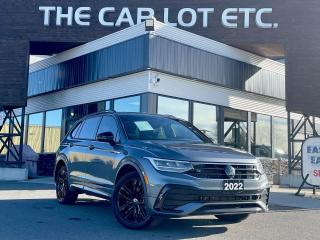 Used 2022 Volkswagen Tiguan Comfortline R-Line Black Edition APPLE CARPLAY/ANDROID AUTO, SIRIUS XM, 3RD ROW, HEATED LEATHER SEATS, BACK UP CAM!! for sale in Sudbury, ON
