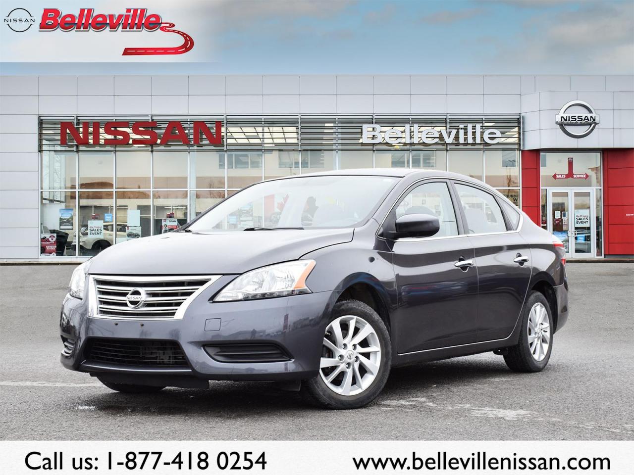 Used 2015 Nissan Sentra SV CLEAN CARFAX, HEATED SEATS, BACKUP CAM for sale in Belleville, ON