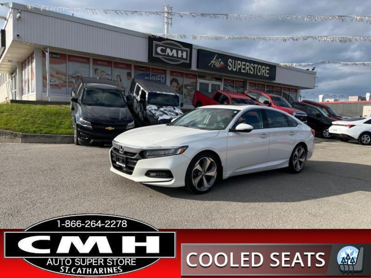 Used 2018 Honda Accord Sedan Touring  ROOF REM-START HTD-SW for sale in St. Catharines, ON