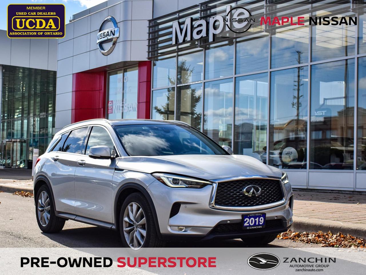 Used 2019 Infiniti QX50 Essential AWD|Navi|Blind Spot|360 Camera|Moonroof for sale in Maple, ON