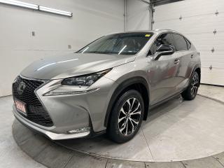 Used 2016 Lexus NX 200T AWD| F SPORT 3| RED LEATHER| HUD | BLIND SPOT for sale in Ottawa, ON