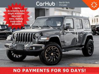 New 2023 Jeep Wrangler High Altitude 4 Door LEDs Skyroof Adv Safety Heated Leather 8.4'' Nav for sale in Thornhill, ON