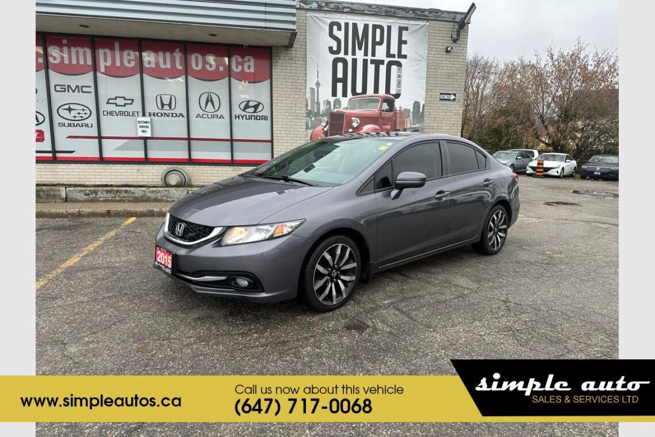 Used 2015 Honda Civic Touring for sale in Mississauga, ON