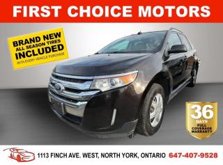 Used 2013 Ford Edge SEL ~AUTOMATIC, FULLY CERTIFIED WITH WARRANTY!!!~ for sale in North York, ON