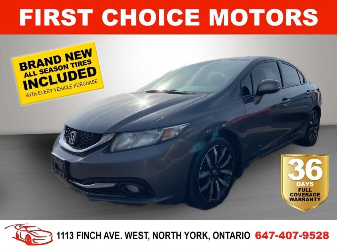 Used 2013 Honda Civic TOURING ~AUTOMATIC, FULLY CERTIFIED WITH WARRANTY! for sale in North York, ON