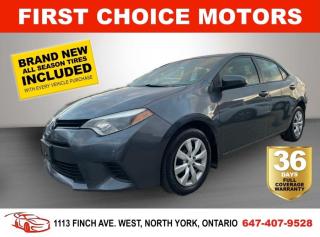 Used 2014 Toyota Corolla LE ~AUTOMATIC, FULLY CERTIFIED WITH WARRANTY!!!~ for sale in North York, ON
