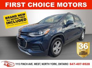 Welcome to First Choice Motors, the largest car dealership in Toronto of pre-owned cars, SUVs, and vans priced between $5000-$15,000. With an impressive inventory of over 300 vehicles in stock, we are dedicated to providing our customers with a vast selection of affordable and reliable options.<br><br>Were thrilled to offer a used 2018 Chevrolet Trax LT, blue color with 117,000km (STK#6810) This vehicle was $14990 NOW ON SALE FOR $12990. It is equipped with the following features:<br>- Automatic Transmission<br>- Bluetooth<br>- Reverse camera<br>- Alloy wheels<br>- Power windows<br>- Power locks<br>- Power mirrors<br>- Air Conditioning<br><br>At First Choice Motors, we believe in providing quality vehicles that our customers can depend on. All our vehicles come with a 36-day FULL COVERAGE warranty. We also offer additional warranty options up to 5 years for our customers who want extra peace of mind.<br><br>Furthermore, all our vehicles are sold fully certified with brand new brakes rotors and pads, a fresh oil change, and brand new set of all-season tires installed & balanced. You can be confident that this car is in excellent condition and ready to hit the road.<br><br>At First Choice Motors, we believe that everyone deserves a chance to own a reliable and affordable vehicle. Thats why we offer financing options with low interest rates starting at 7.9% O.A.C. Were proud to approve all customers, including those with bad credit, no credit, students, and even 9 socials. Our finance team is dedicated to finding the best financing option for you and making the car buying process as smooth and stress-free as possible.<br><br>Our dealership is open 7 days a week to provide you with the best customer service possible. We carry the largest selection of used vehicles for sale under $9990 in all of Ontario. We stock over 300 cars, mostly Hyundai, Chevrolet, Mazda, Honda, Volkswagen, Toyota, Ford, Dodge, Kia, Mitsubishi, Acura, Lexus, and more. With our ongoing sale, you can find your dream car at a price you can afford. Come visit us today and experience why we are the best choice for your next used car purchase!<br><br>All prices exclude a $10 OMVIC fee, license plates & registration and ONTARIO HST (13%)