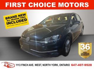 Used 2019 Volkswagen Golf COMFORTLINE ~AUTOMATIC, FULLY CERTIFIED WITH WARRA for sale in North York, ON