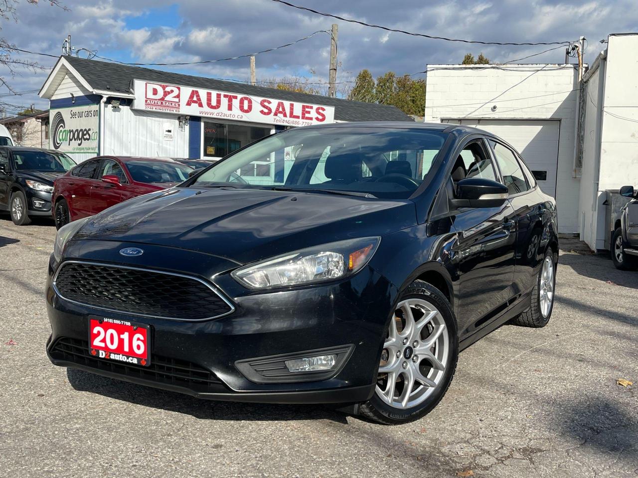 2016 Ford Focus SE/GAS SAVER/BLACK ON BLACK/NAVI/BT/BACKUP CAMERA. - Photo #1