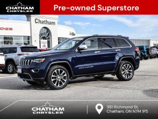 Used 2018 Jeep Grand Cherokee Limited LIMITED SUNROOF NAVIGATION ADAPTIVE CRUISE for sale in Chatham, ON