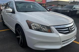 <p>2012 ACCORD EXL MODEL WHITE ON BLACK INTERIOR, AUTOMATIC TRANI COMES CERTIFIED WITH 90 DAYS IN SHOP BUMPER-TO-BUMPER WARRANTY.</p>