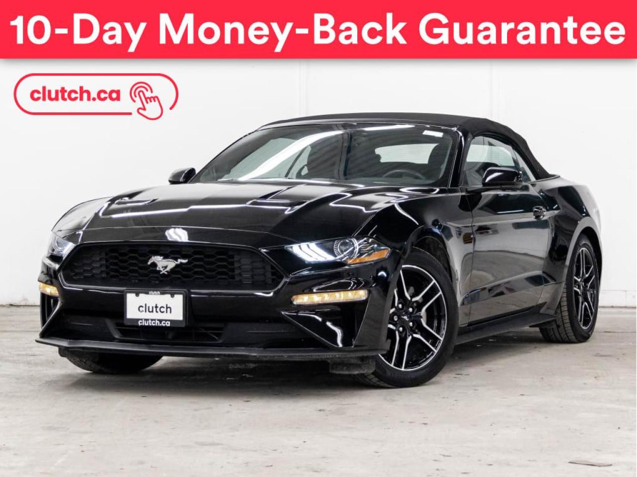 Used 2020 Ford Mustang EcoBoost Convertible w/ Rearview Cam, Bluetooth, Nav for sale in Toronto, ON