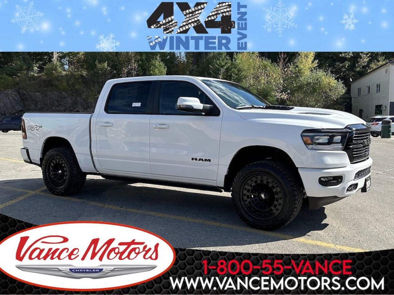 New 2024 RAM 1500 Sport Night G/T 4x4...POWER TONNEAU*LEVEL KIT! for sale in Bancroft, ON