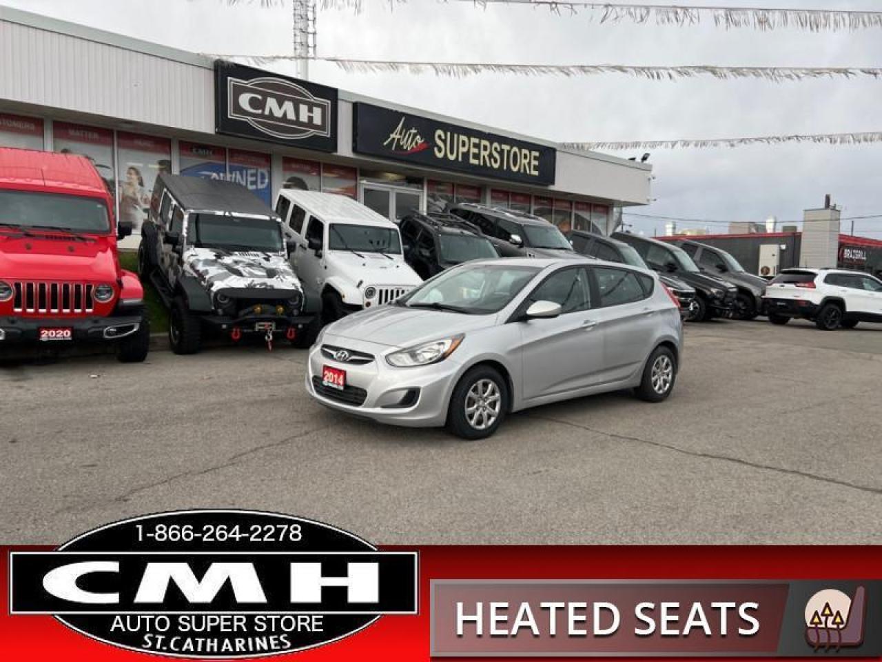 Used 2014 Hyundai Accent GL  HTD-SEATS BLUETOOTH SW-AUDIO for sale in St. Catharines, ON