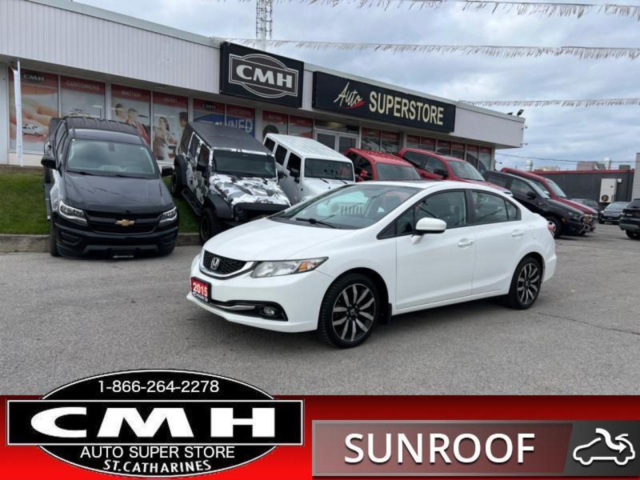 Used 2015 Honda Civic Sedan Touring  **LOW MILEAGE** for sale in St. Catharines, ON